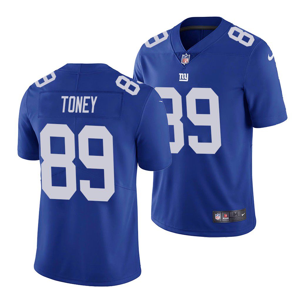 Men New York Giants #89 Kadarius Toney Nike Royal Vapor Limited NFL Jersey->new york giants->NFL Jersey